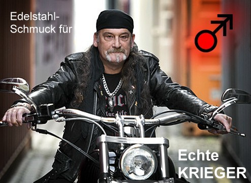 316L Edelstahl Motorrad Halskette Motorrad Biker Männer Anhänger